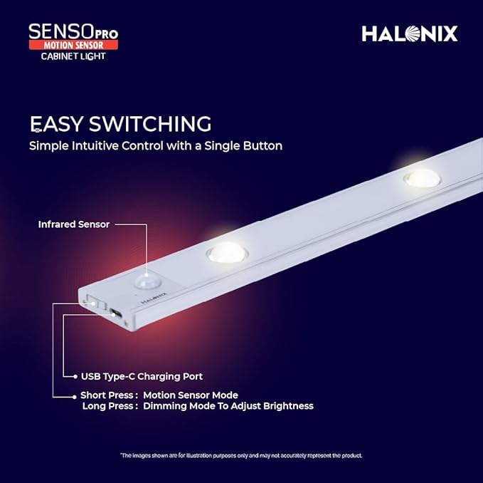 Motion Sensor Under The Cabinet Lights 3 Color