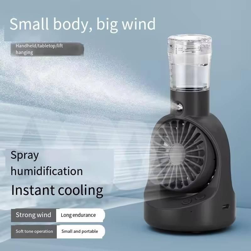 Portable Rechargeable Spray Cooling Fan – Stay Cool Anywhere