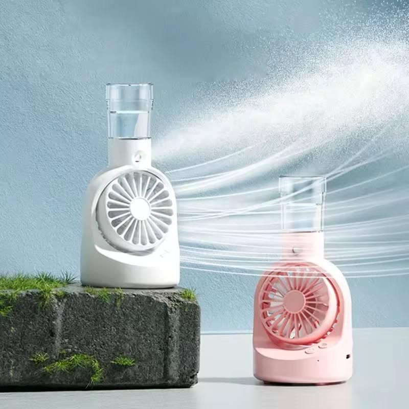 Portable Rechargeable Spray Cooling Fan – Stay Cool Anywhere