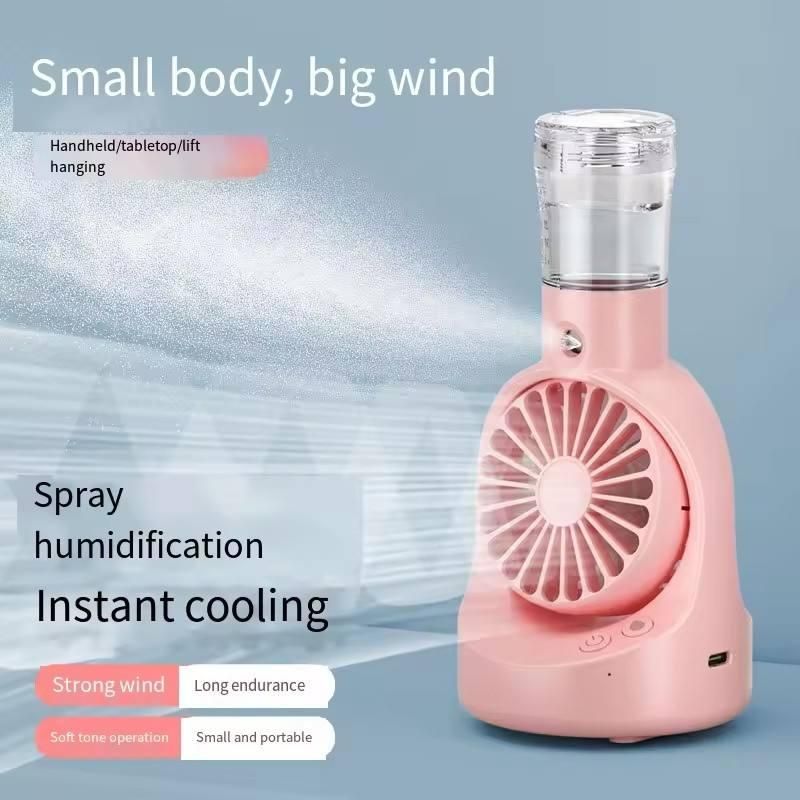 Portable Rechargeable Spray Cooling Fan – Stay Cool Anywhere
